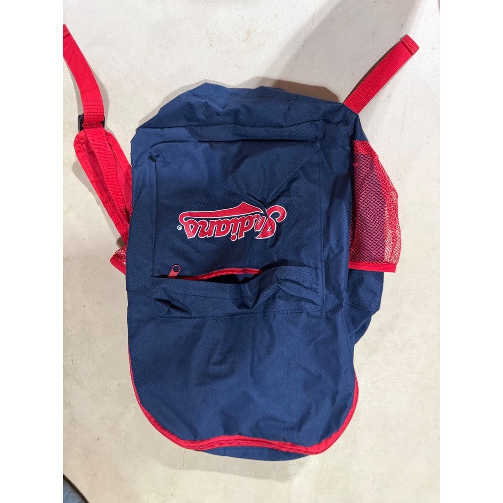 Cleveland Indians Tribe Town MVPs Youth Backpack Navy Blue Red Baseball Bag